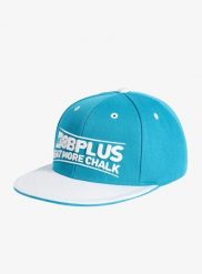 Czapka z daszkiem 8b+ Snapback Cap Eat More Chalk - blue/white. Niebieskie czapki męskie 8BPLUS, bez wzorów. Za 107.79 zł.