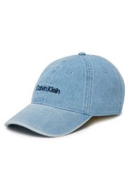 Calvin Klein Czapka z daszkiem Small Monogram LV04K5065G Niebieski. Niebieskie czapki z daszkiem damskie CALVIN KLEIN, bez wzorów, z bawełny. Za 129.99 zł.