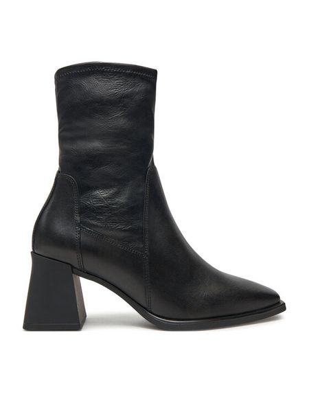 Vagabond Shoemakers Botki Hedda 5602-302-20 Czarny. Czarne botki damskie Vagabond Shoemakers, ze skóry, bez obcasa, na słupku, bez zapięcia. Za 729.99 zł.