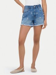 ONLY Szorty jeansowe Zuma 15370792 Niebieski Regular Fit. Niebieskie szorty damskie Only, bez wzorów, z bawełny. Za 169.99 zł.