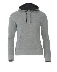 Clique Classic Hoody Women – damska bluza z kapturem szary melanż – grey melange. Szare bluzy z kapturem damskie CLIQUE, s, z bawełny. Za 212.59 zł.