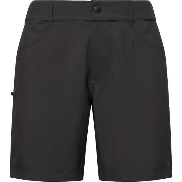 Krótkie chinosy Oakley Baseline Hybrid 18. Czarne szorty męskie Oakley, na lato, bez wzorów, z materiału, sportowe. Za 260.50 zł.