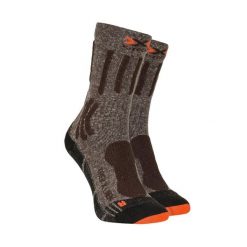 Skarpety trekkingowe X-Socks Trek X Linen Grey Brown. Brązowe skarpetki damskie X-Socks, bez wzorów. Za 75.00 zł.