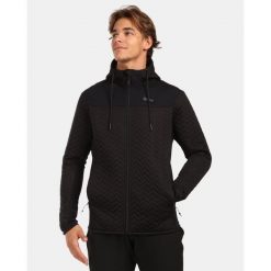 Męska ocieplana bluza z kapturem z polaru Kilpi NEVIA-M. Czarne bluzy z kapturem męskie Kilpi, m, z polaru. Za 427.22 zł.