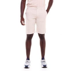 Odzież sportowa lekka z bawełna z kieszenie na co dzień. Szara szorty męskie LEONE 1947 APPAREL, m, z bawełny, na fitness i siłownię. W wyprzedaży za 101.80 zł.