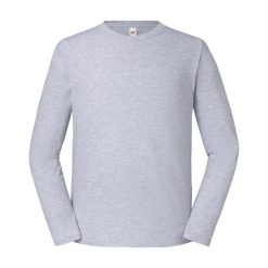Męska Koszulka Z Długim Rękawem Iconic 195 Premium Heather. Szare koszulki męskie z długim rękawem Fruit of the Loom, m. Za 60.99 zł.