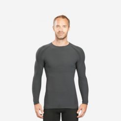 Koszulka termoaktywna narciarska męska Wedze BL 900 breath seamless. Czarne bielizna termoaktywna męska WED'ZE, m, bez wzorów, z elastanu. Za 249.99 zł.