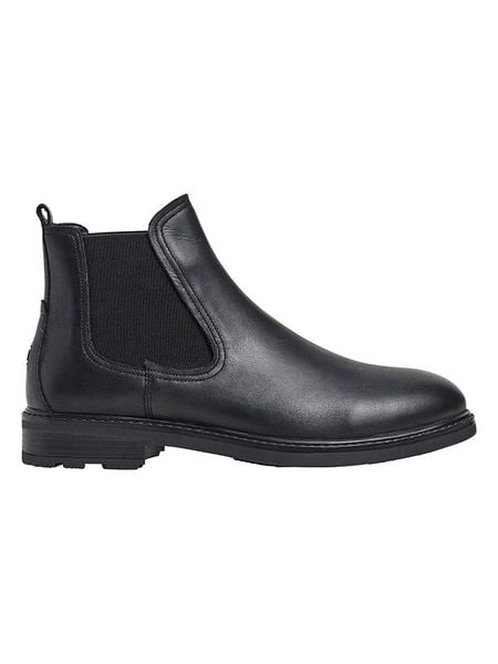 Pepe Jeans FOOTWEAR Skórzane sztyblety "Leeds City" w kolorze czarnym rozmiar: 41. Czarne sztyblety męskie Pepe Jeans FOOTWEAR, z jeansu, bez zapięcia. Za 315.50 zł.