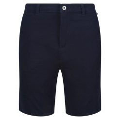 Szorty chino Regatta Sabden. Niebieskie szorty męskie Regatta, bez wzorów, z bawełny, sportowe. Za 187.50 zł.