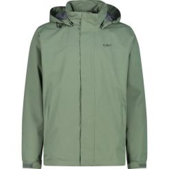 Kurtka wodoodporna CMP. Zielone kurtki męskie CMP, bez wzorów, sportowe, bez kaptura. Za 333.80 zł.