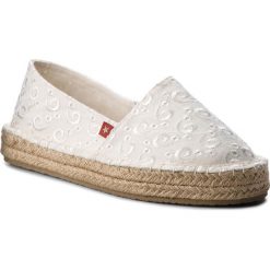 Espadryle BIG STAR - AA274627 White. Białe espadryle damskie Big Star, bez wzorów, z materiału, bez obcasa, na płaskiej podeszwie. W wyprzedaży za 79.00 zł.