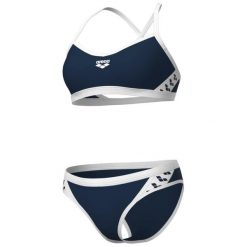 Strój kąpielowy damski dwuczęściowy kostium na basen Arena Icons. Białe bikini damskie Arena, bez wzorów. Za 161.98 zł.