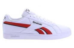 Buty do chodzenia męskie Reebok Court Retro. Białe buty sportowe na co dzień męskie Reebok, z gumy, bez zapięcia, trekkingowe. Za 242.00 zł.