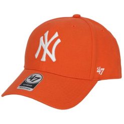 Czapka z daszkiem dla dorosłych New York Yankees MVP Cap. Brązowe czapki męskie 47 Brand, bez wzorów, z wełny, sportowe. Za 161.00 zł.
