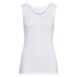 Koszulka tech. damska Odlo BL TOP v-neck singlet PERFORMANCE X-LIGH. Białe bielizna termoaktywna damska Odlo, bez wzorów. Za 199.99 zł.