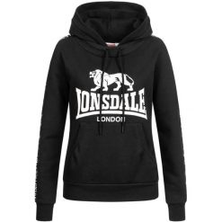 Bluza damska z kapturem Lonsdale Dihewyd. Czarne bluzy z kapturem damskie Lonsdale, xl, z dresówki. Za 279.00 zł.