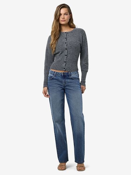 Noisy may Kardigan w kolorze szarym rozmiar: M. Szare kardigany damskie Noisy may, m, bez wzorów, ze splotem. Za 100.04 zł.