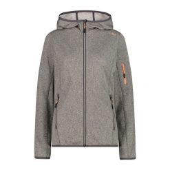 Bluza damska turystyczna CMP 30H5856. Brązowe bluzy z kapturem damskie CMP, l, z materiału. Za 299.45 zł.