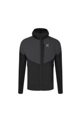 Bluza trekkingowa męska Spitze Maglia. Czarne bluzy z kapturem męskie MONTURA, m, z materiału. Za 749.99 zł.