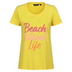 Koszulka Plażowa Dla Kobiet Filandra VIII. Żółte bluzki sportowe damskie Regatta, xl, bez wzorów, bez ramiączek. Za 36.99 zł.