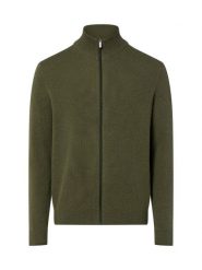 Nils Sundström Męski kardigan Mężczyźni Bawełna zielony marmurkowy, L. Zielone kardigany męskie Nils Sundström, l, bez wzorów, z bawełny, bez kołnierzyka. Za 349.95 zł.