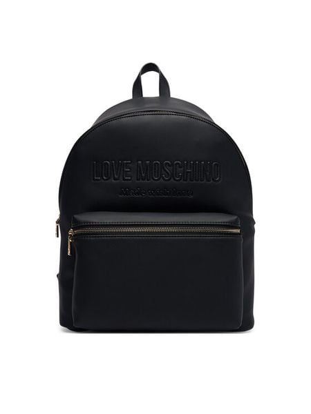 LOVE MOSCHINO Plecak JC4049PP1PLE0000 Czarny. Czarne plecaki damskie Love Moschino, bez wzorów, ze skóry. Za 949.99 zł.