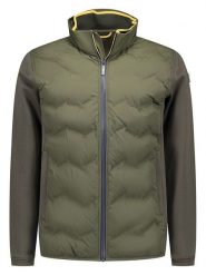 NEW ZEALAND AUCKLAND Kurtka hybrydowa w kolorze khaki rozmiar: L. Brązowe kurtki męskie New Zealand Auckland, l, bez wzorów, bez kaptura. Za 299.95 zł.