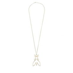 Naszyjnik Patrizia Pepe. Żółte naszyjniki damskie Patrizia Pepe, złote. Za 389.99 zł.