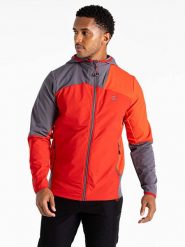 Dare 2b Kurtka softshellowa "Lattitudina lIII" w kolorze czerwonym rozmiar: XL. Czerwone kurtki outdoor męskie Dare 2b, xl, bez wzorów, bez kaptura. Za 121.51 zł.