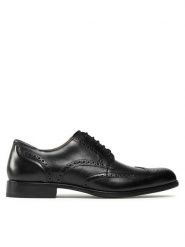 Clarks Półbuty Craft Arlo Limit 261714527 Czarny. Czarne buty wizytowe męskie Clarks, ze skóry, bez zapięcia. Za 399.99 zł.