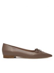 MALONE SOULIERS Baleriny Hedy Flat 10-2 Brązowy. Brązowe baleriny damskie MALONE SOULIERS, bez wzorów, ze skóry, bez obcasa. Za 1,639.00 zł.