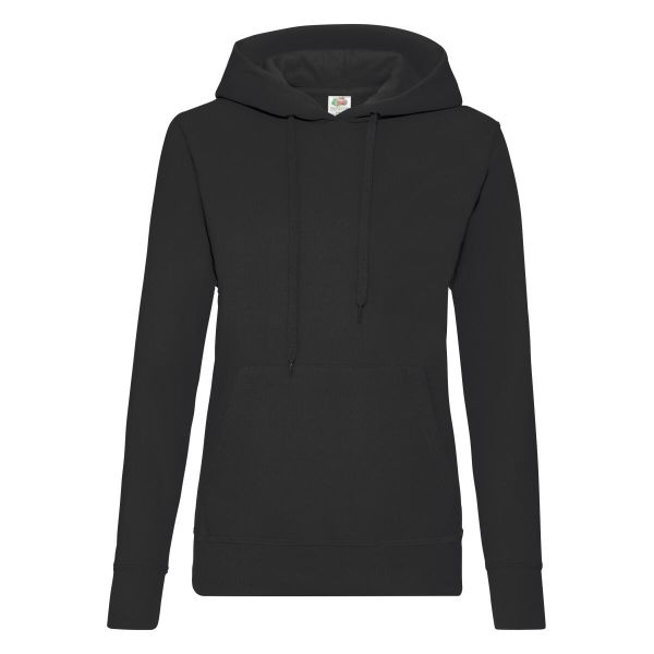 Bluza Damska Z Kapturem. Czarne bluzy z kapturem damskie Fruit of the Loom, xs. Za 83.99 zł.
