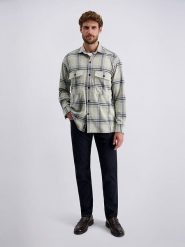 Pierre Cardin Koszula w kolorze szaro-błękitnym rozmiar: M. Szare koszule męskie Pierre Cardin, m, bez wzorów, bez kołnierzyka, bez ramiączek. Za 119.95 zł.