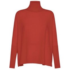 Sweter Deha Sweter Z Wysokim Kołnierzem Wooly Blend Damskie. Brązowe swetry klasyczne damskie Deha, m, z kaszmiru, bez kołnierzyka. Za 484.99 zł.