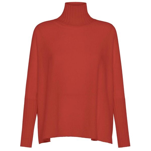 Sweter Deha Sweter Z Wysokim Kołnierzem Wooly Blend Damskie. Brązowe swetry klasyczne damskie Deha, m, z kaszmiru, bez kołnierzyka. Za 484.99 zł.