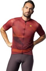 Koszulka rowerowa męska Alé Cycling Solid Connect. Czerwone t-shirty sportowe męskie ALÉ CYCLING, na lato, l, z elastanu, bez ramiączek, rowerowe. Za 393.55 zł.