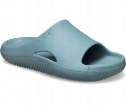 Klapki Dla Dorosłych Crocs Mellow Recovery Slide. Zielone klapki i japonki męskie Crocs, z materiału. Za 139.99 zł.