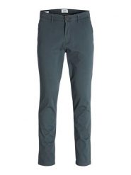 Jack & Jones Spodnie chino w kolorze antracytowym rozmiar: W36/L32. Czarne spodnie materiałowe męskie Jack & Jones, bez wzorów. Za 159.95 zł.