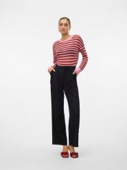 Vero Moda Sweter w kolorze jasnoróżowo-fioletowym rozmiar: XL. Różowe swetry klasyczne damskie Vero Moda, xl, bez kołnierzyka. Za 57.06 zł.