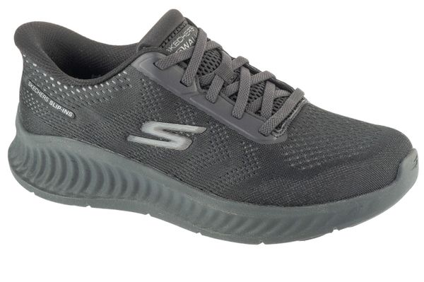 Buty sportowe Sneakersy męskie, Slip-Ins: Go Walk Now - Payton. Czarne buty sportowe na co dzień męskie Skechers, z materiału, bez zapięcia, trekkingowe. Za 349.99 zł.