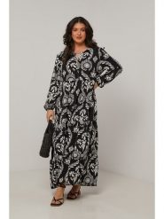 Curvy Lady Sukienka w kolorze czarnym rozmiar: 44/46. Czarne sukienki damskie Curvy Lady, na co dzień, bez wzorów, klasyczne, bez kołnierzyka, bez ramiączek, maxi, proste. Za 147.45 zł.