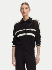 Guess Bluza V6GR08 Z0729 Czarny Regular Fit. Czarne bluzy bez kaptura damskie Guess, xl, z syntetyku. Za 381.99 zł.