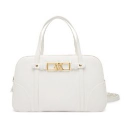 Torebka Armani Exchange. Białe torebki klasyczne damskie Armani Exchange, bez wzorów, bez dodatków. Za 629.99 zł.