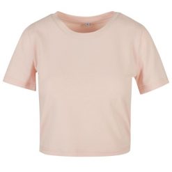 Damska Crop Top. Czarne topy damskie BUILD YOUR BRAND, s, bez wzorów, bez kołnierzyka. Za 54.99 zł.