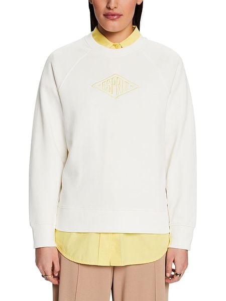 ESPRIT Bluza w kolorze szarym rozmiar: L. Szare bluzy bez kaptura damskie Esprit, l, z bawełny. Za 161.34 zł.