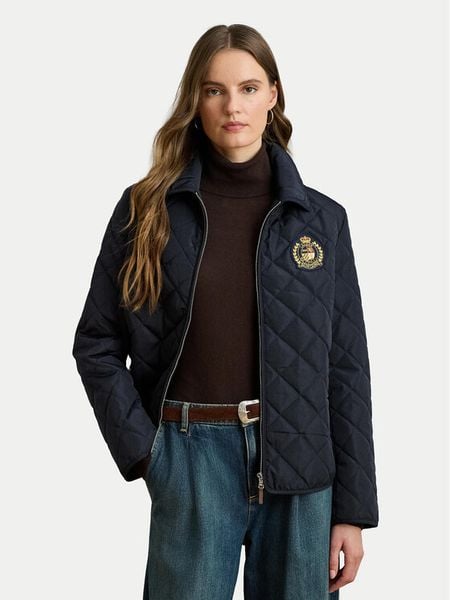LAUREN RALPH LAUREN Kurtka przejściowa 297979539004 Granatowy Straight Fit. Niebieskie kurtki damskie Lauren Ralph Lauren, xs, bez wzorów, z syntetyku, bez kaptura. Za 1,019.00 zł.
