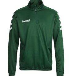 Bluza sportowa dla dorosłych Hummel Core 1/2 Zip Sweat. Czerwone bluzy sportowe damskie HUMMEL, xl, bez wzorów, bez ramiączek, bez kaptura. Za 89.00 zł.