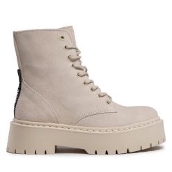 Trapery Steve Madden. Brązowe trapery damskie Steve Madden, bez obcasa. Za 509.99 zł.