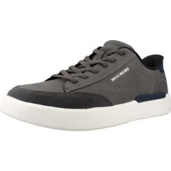 Buty SKECHERS SLIP-INS VERLOMA RADICAL Szary. Szare buty fitness męskie Skechers, ze skóry, bez zapięcia, na fitness i siłownię. Za 319.99 zł.