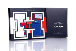 SKARPETKI TOMMY HILFIGER SURF THE WEB 392004001 470 043. Białe skarpetki męskie Tommy Hilfiger, bez wzorów, z materiału. W wyprzedaży za 39.99 zł.